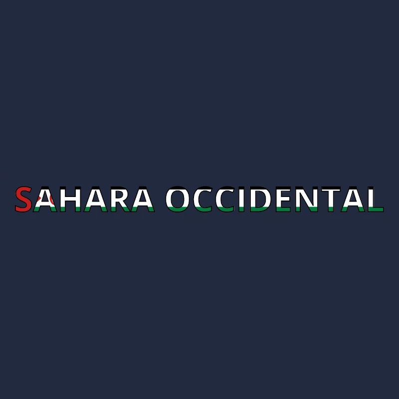 Drapeau Sahara Occidental