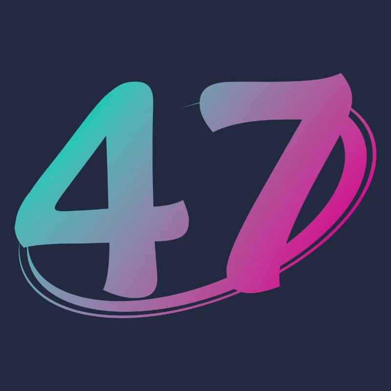 Number 47 multicolor