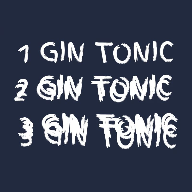 1 2 3 Gin and tonic writing drunk