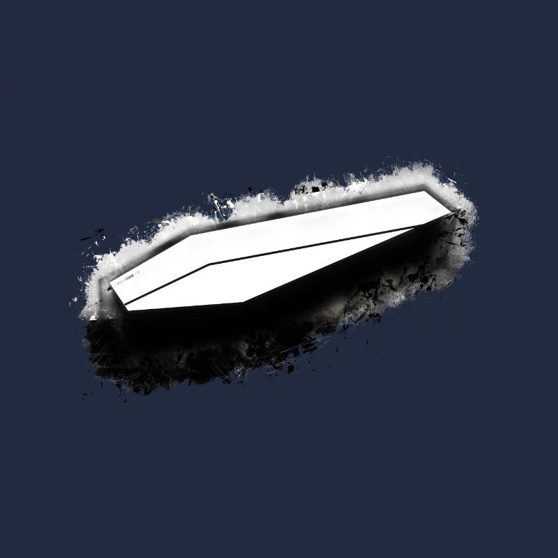 Sarg Dracula hell glühend