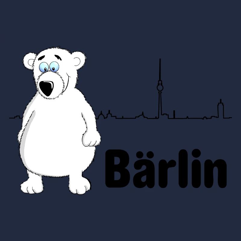 Berlin mit Berliner Bär = Bärlin