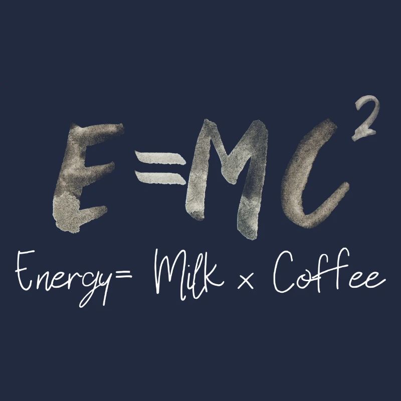 E MC2 Energy Physics Science Saying Font