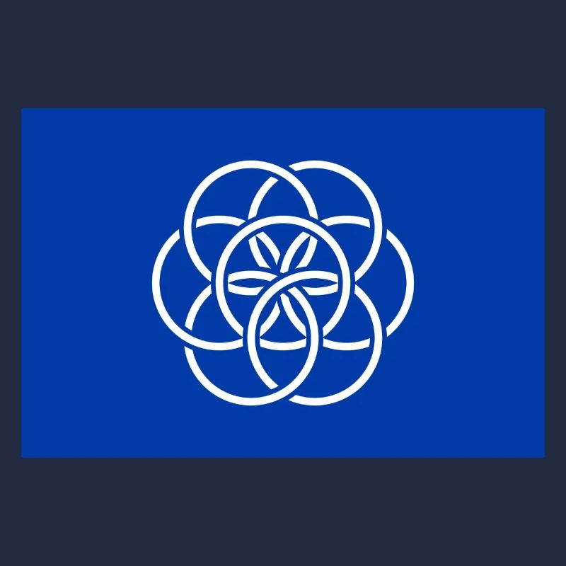 Internationale Flagge der Erde