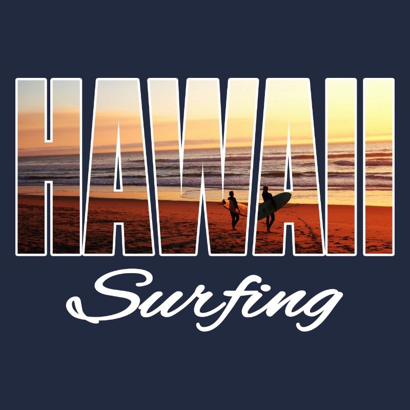 surf à Hawaï
