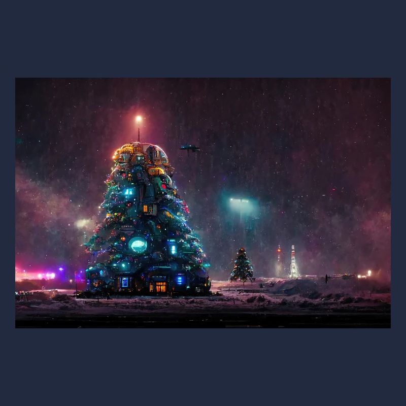 Futuristic Christmas Tree