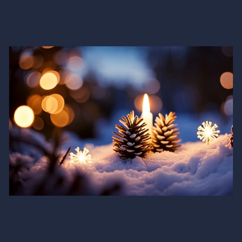 Weihnachtsstimmung im Wald
