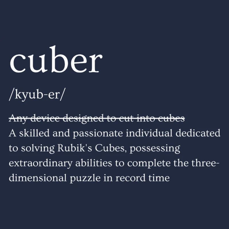 Cuber definition