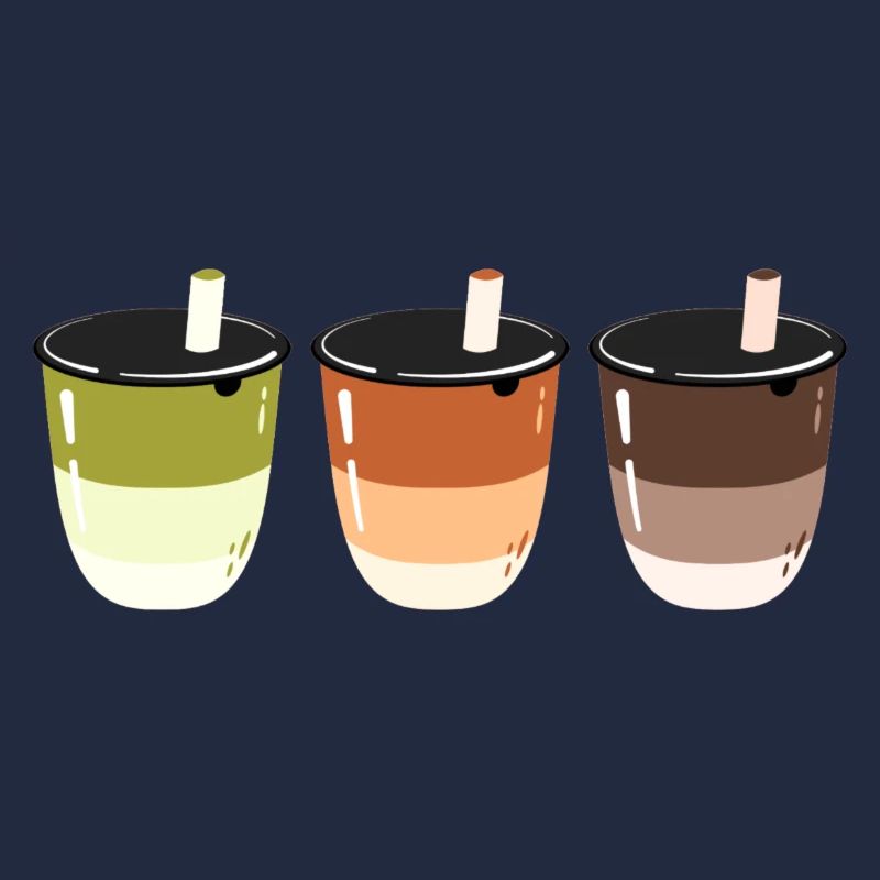 Bubble Tea- Getränk- Logo-Design