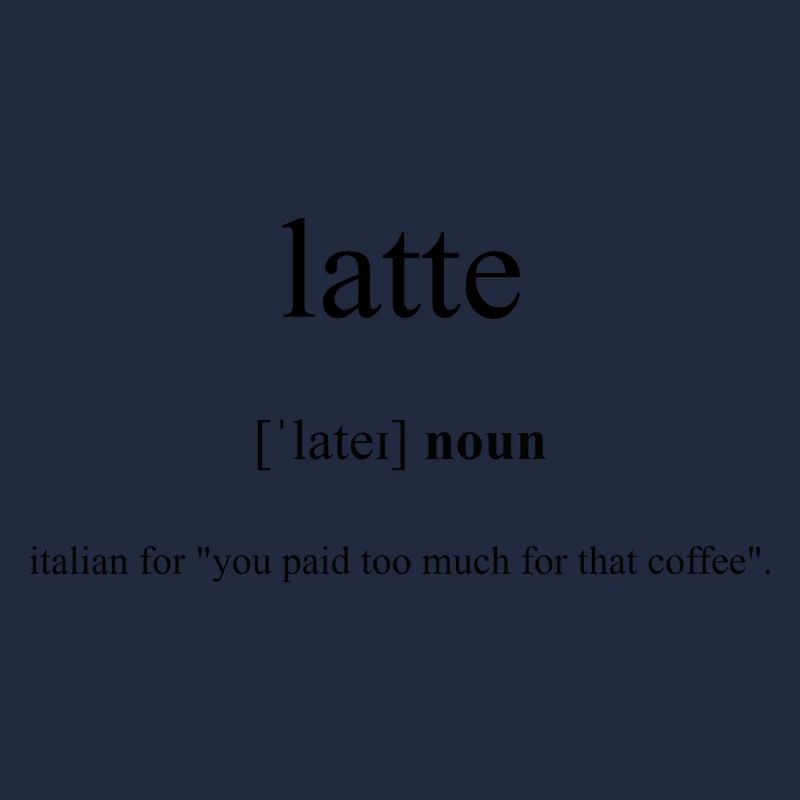 Latte | Milchkaffee Definition Dictionary