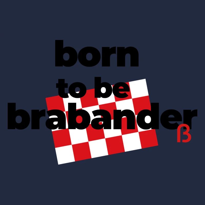 geboren, um brabander zu sein, schöne Brabant