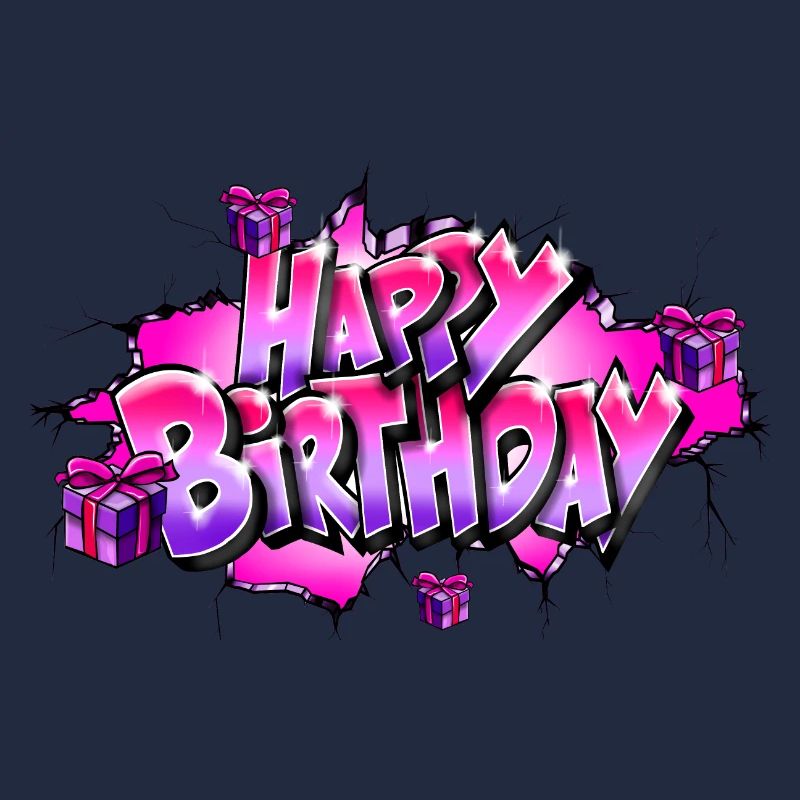 GRAFFITI HAPPY BIRTHDAY