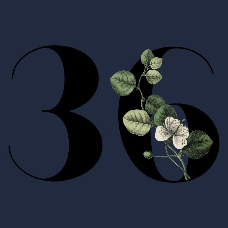 Nummer 36 Blumengrün - 36. Blumengeburtstag