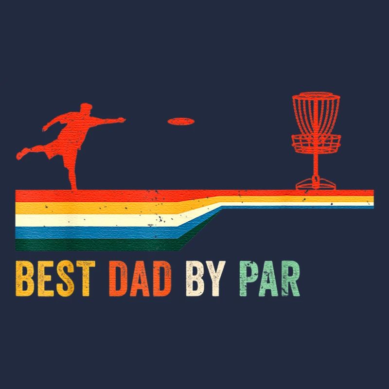 Best Dad By Par Disc GolfGolfing Golfer Gift Disk