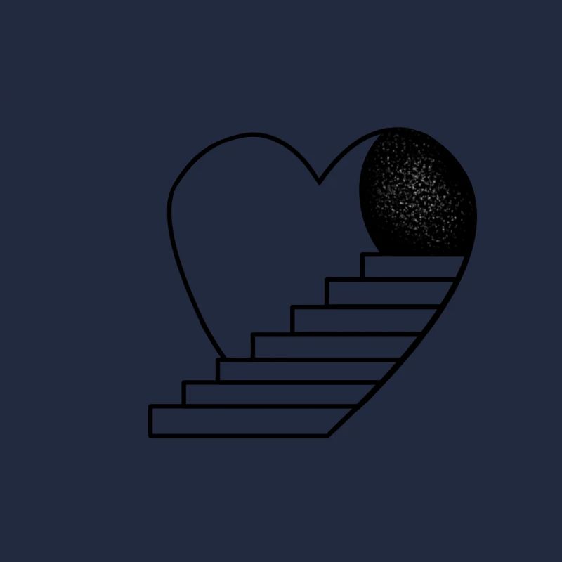 Treppe ins Herz