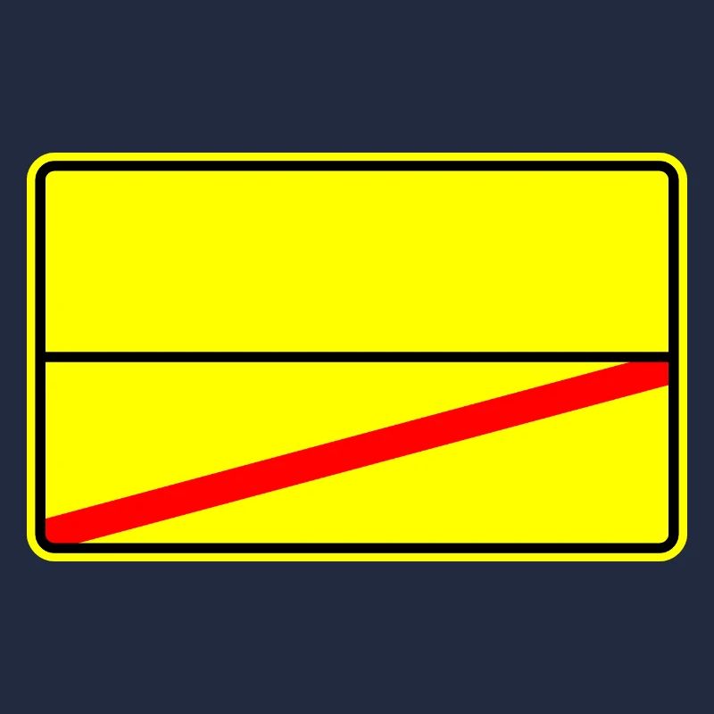 Panneau de signalisation modèle