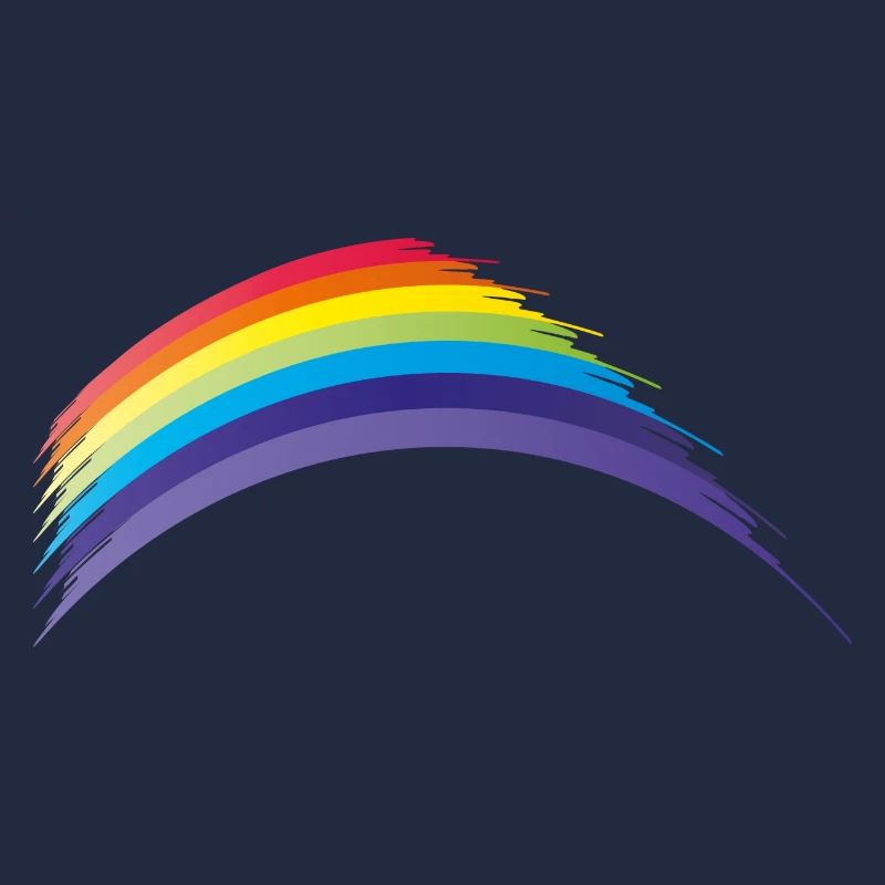 rainbow arc-en-ciel abstrait dans les couleurs chakra