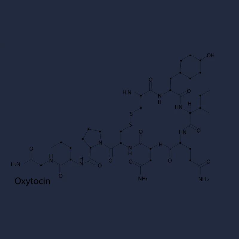 Formule développée de l'ocytocine