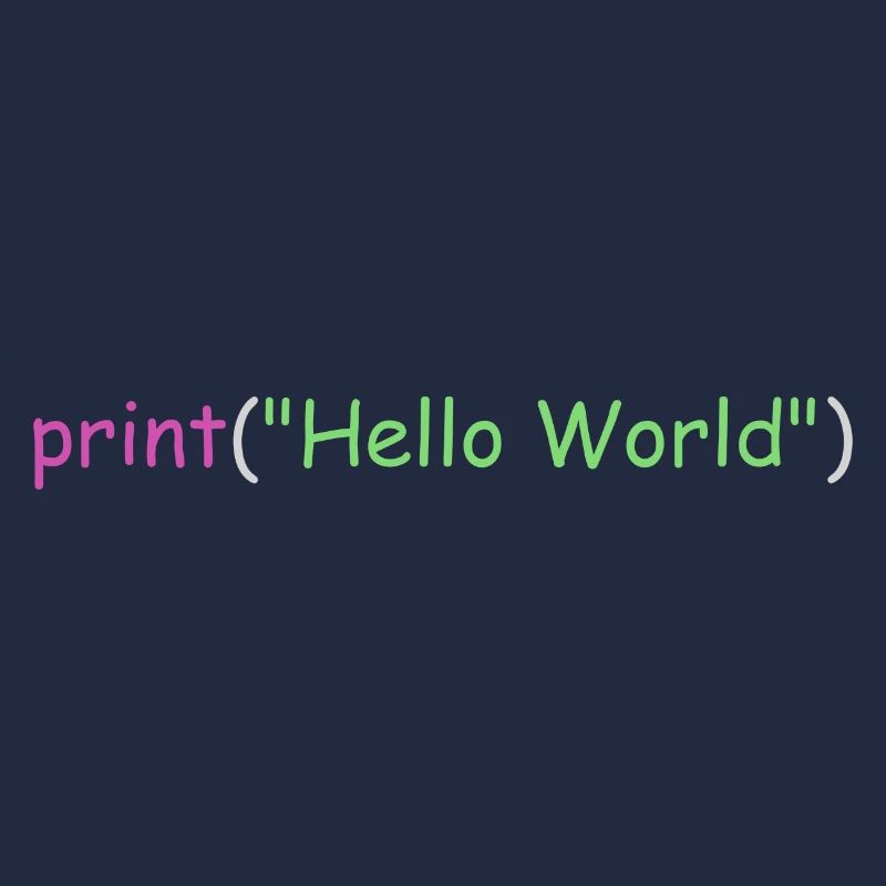 Hello World programmation Python C++ C #
