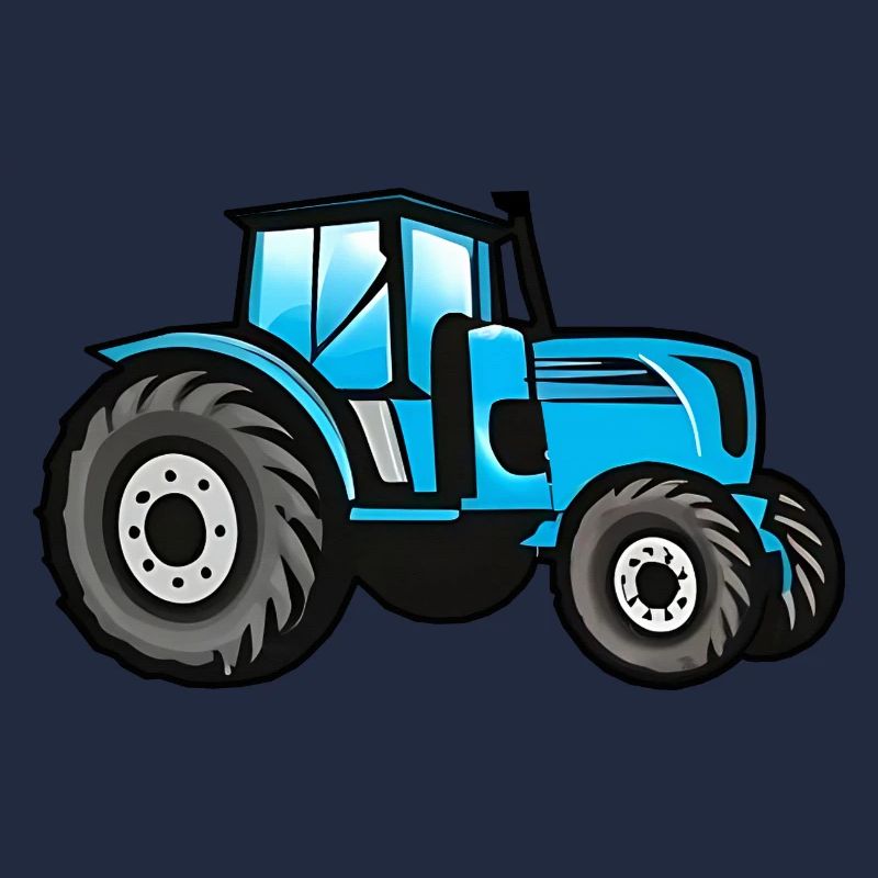 Großer Blauer Traktor