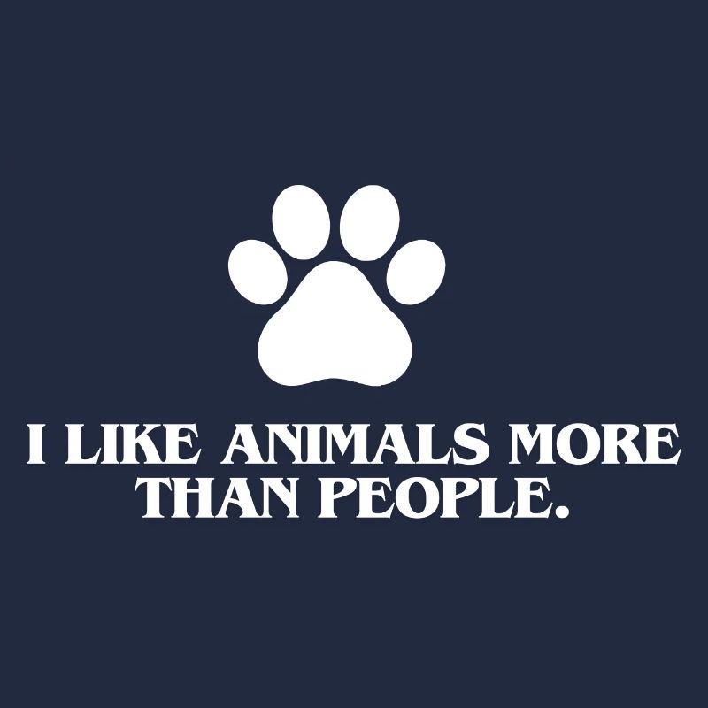 J’aime les animaux plus que les gens