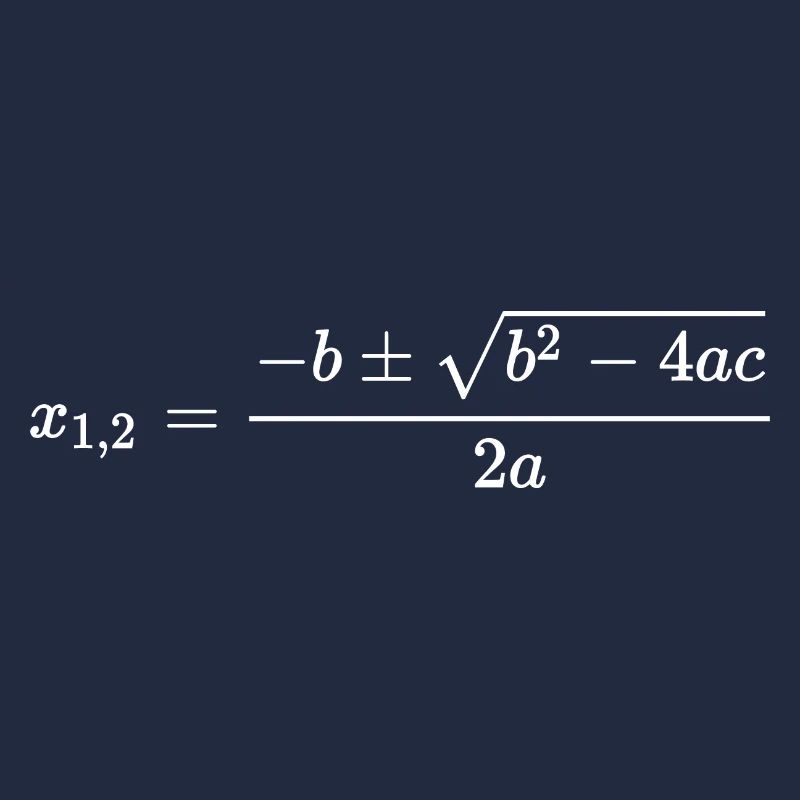ABC Formula - PQ Formula Mathematics Equation