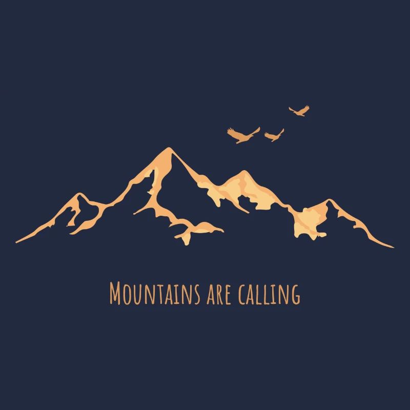 Mountains are calling design