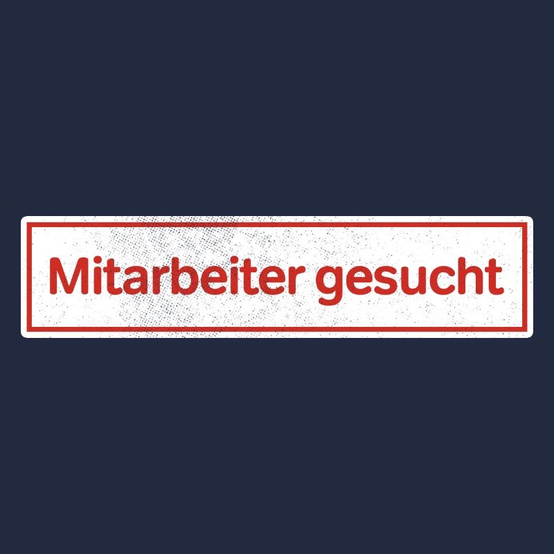 Mitarbeiter gesucht | Aufkleber