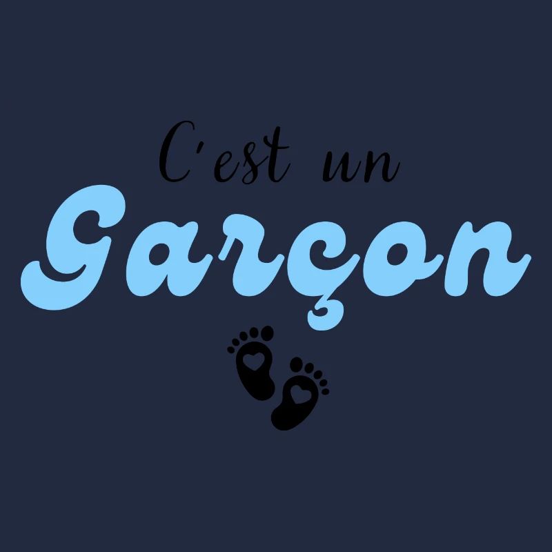 C'est un garçon-annonce grossesse