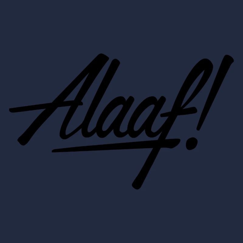 Alaaf! design noir