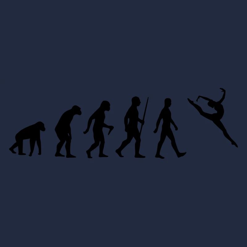 Evolution Mensch Affe Ape Human - Ballet, Tanzen