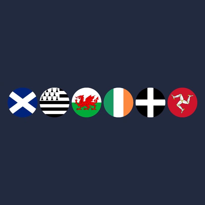 Drapeaux des nations celtiques