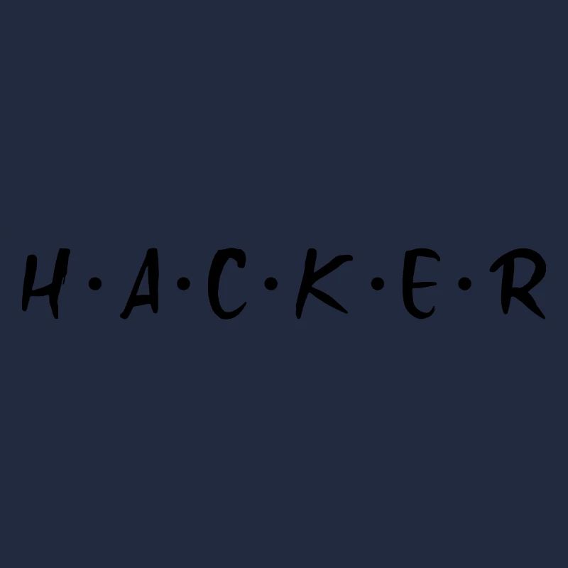H•A•C•K•E•R | Friends inspired hacker design