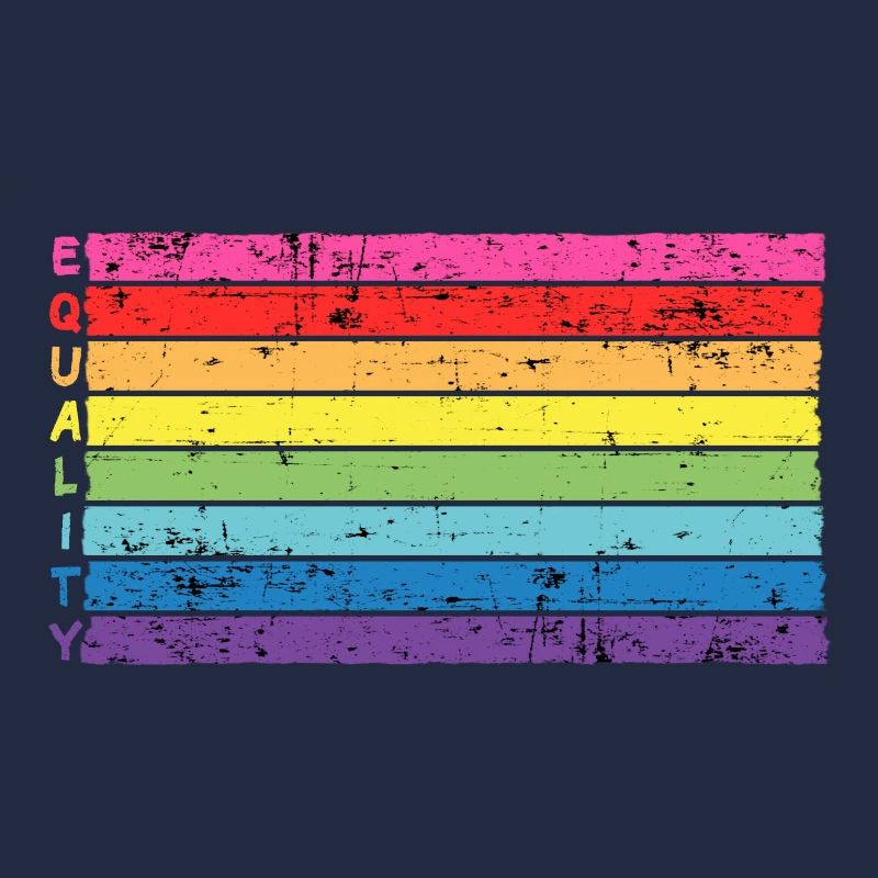Rainbow equalitiy for acceptance & tolerance lgbt