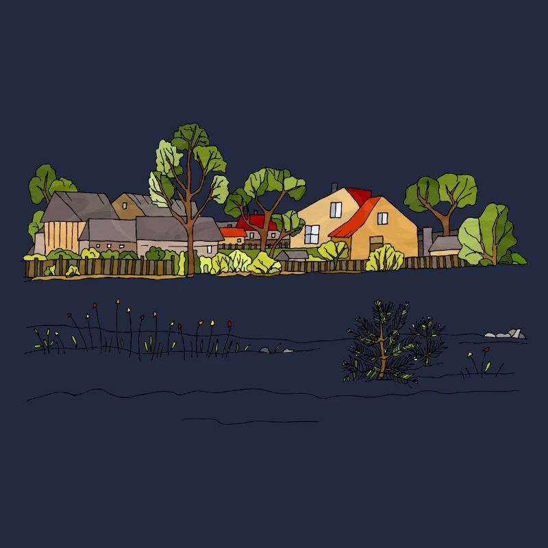 Ländliche Landschaft