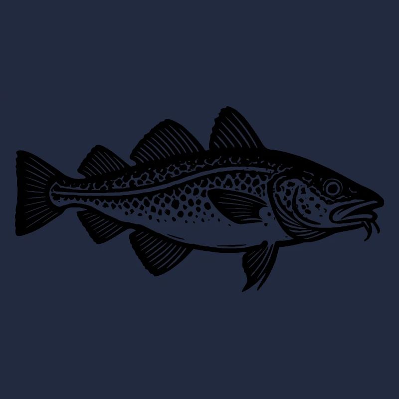 Target Fish Morue - Poisson - Cadeau de pêcheur