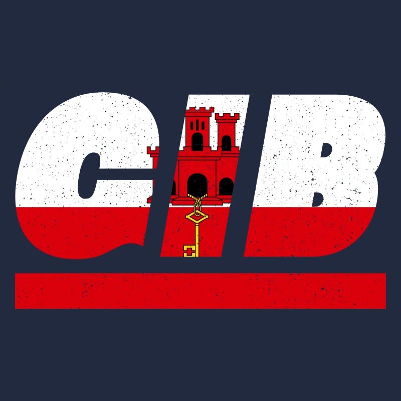 Drapeau de Gibraltar Drapeau GIB