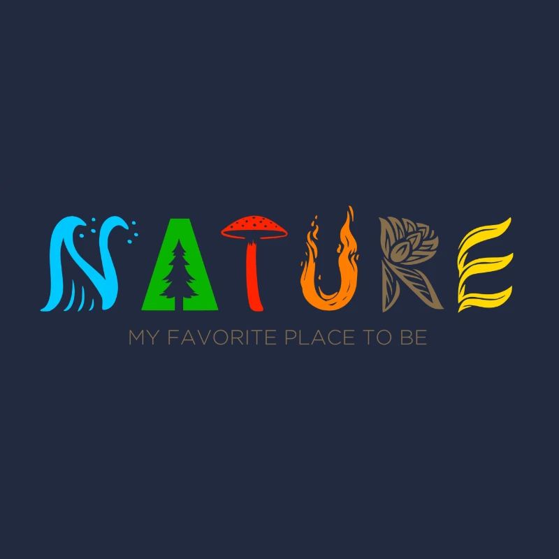 Conception typographique de la nature