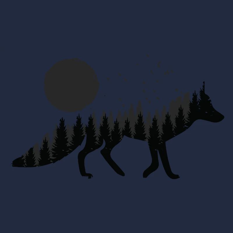Fuchs im wilden Wald Natur