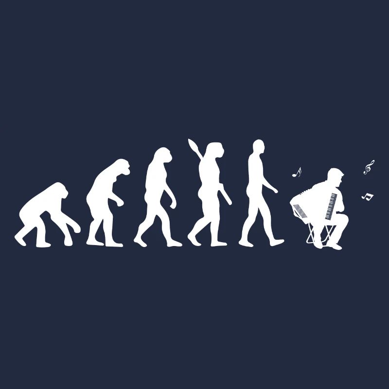 Accordéon - Evolution de l’Homme, Darwin