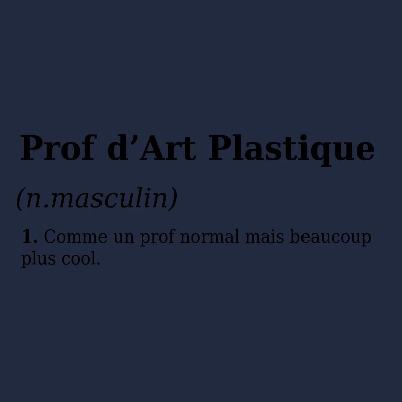 Définition Enseignant Art Plastique