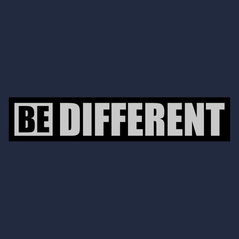 Soyez différent Logo Design