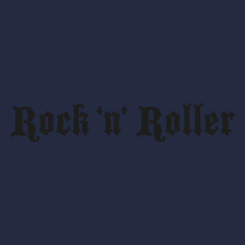 Rock 'n' Roller Logo Schwarz