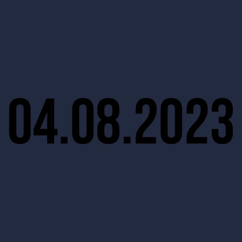04.08.2023 Date
