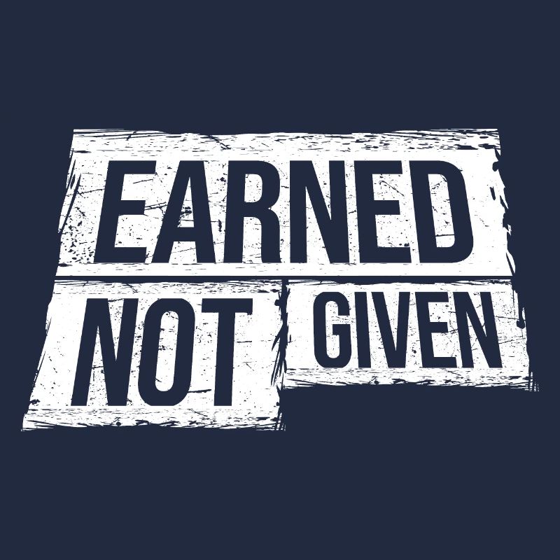 Earned Not Given Positive Mindset Motivation