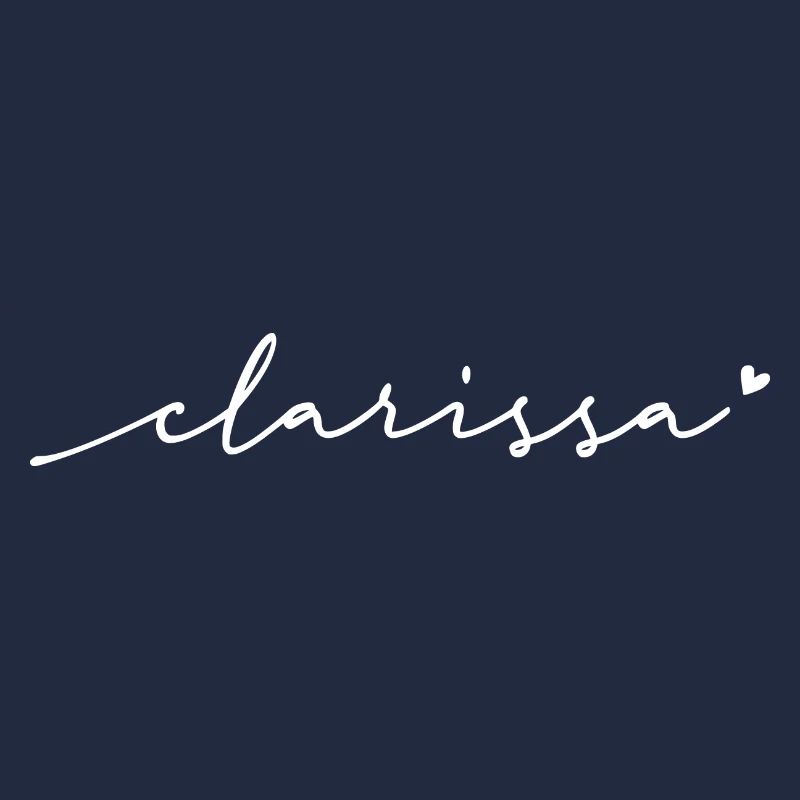 Clarissa Cursive Name