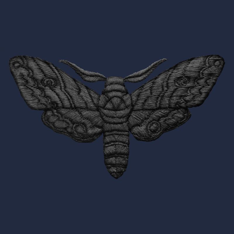 Black Moth – mystisches Stickmuster