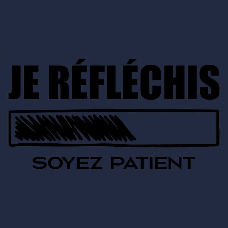 Je Réfléchis Soyez Patient