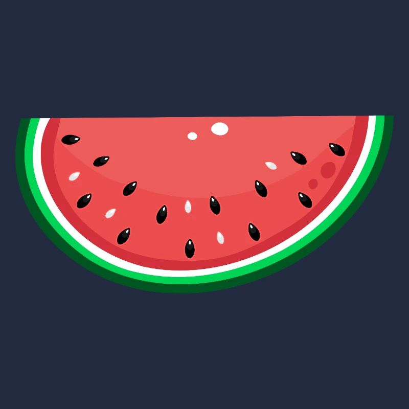 Wassermelone Design Scheibe