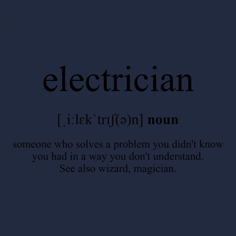 Dictionnaire des définitions d'électricien