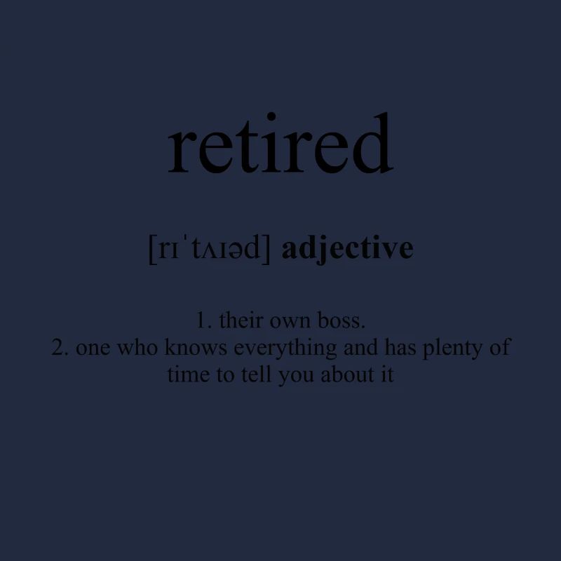 Dictionnaire de définition des retraités